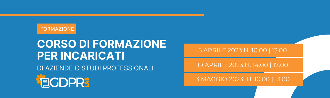 Formazione GDPR online: i corsi di Novembre e Dicembre