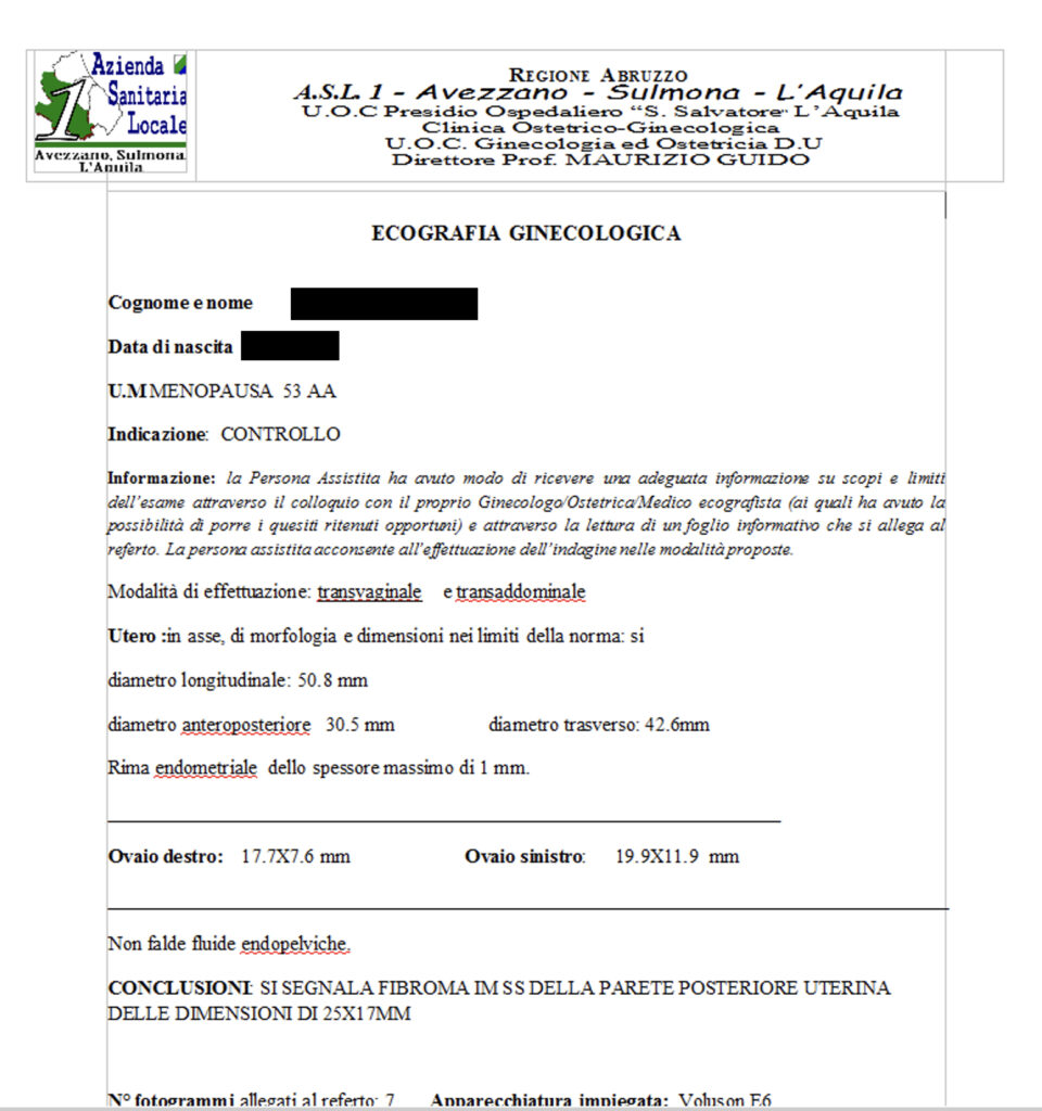 Il referto medico pubblicato sul leak site di Monti a riprova dell'avvenuto furto dei dati