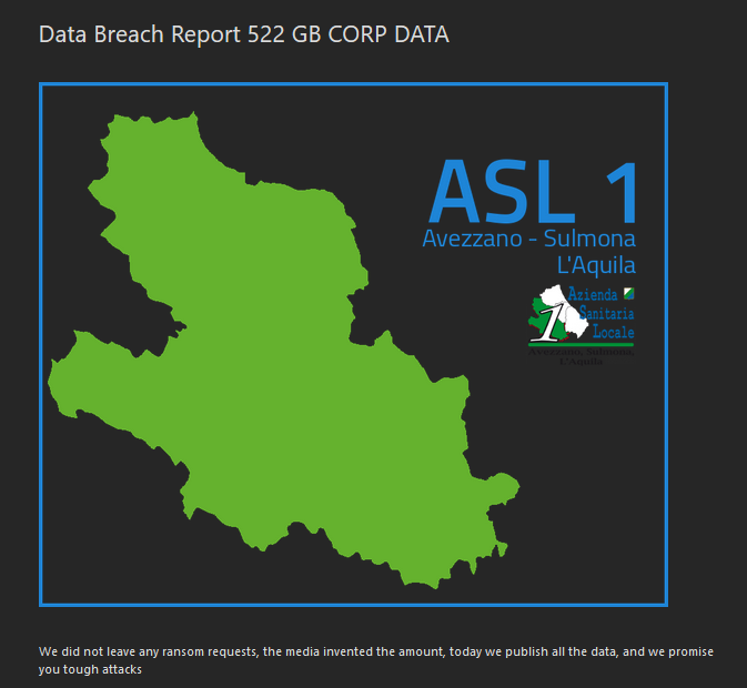 Report data breach