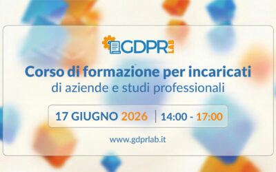 Corso di formazione incaricati privacy 17/06/2026