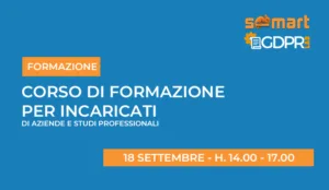 Corso di formazione incaricati privacy 18/09/2024