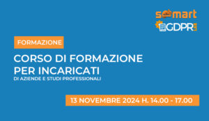 Corso di formazione incaricati privacy 13/11/2024