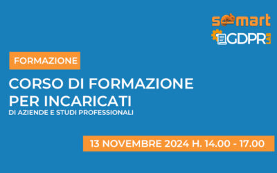 Corso di formazione incaricati privacy 13/11/2024