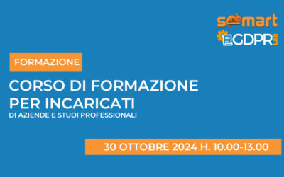 Corso di formazione incaricati privacy 30/10/2024