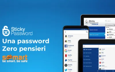 s-mart amplia l’offerta di servizi e software di sicurezza informatica: è arrivato Sticky Password.