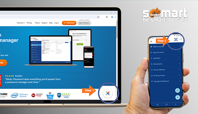 Password manager contactless: la rivoluzione di Sticky Password