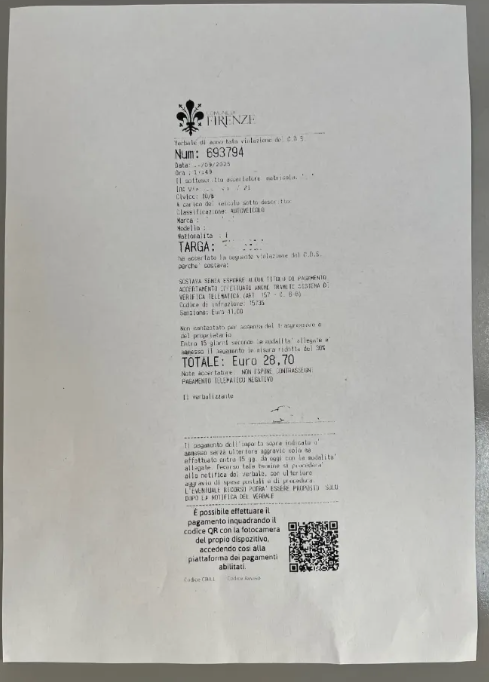 Truffe QRcode: il verbale fake usato dai criminali