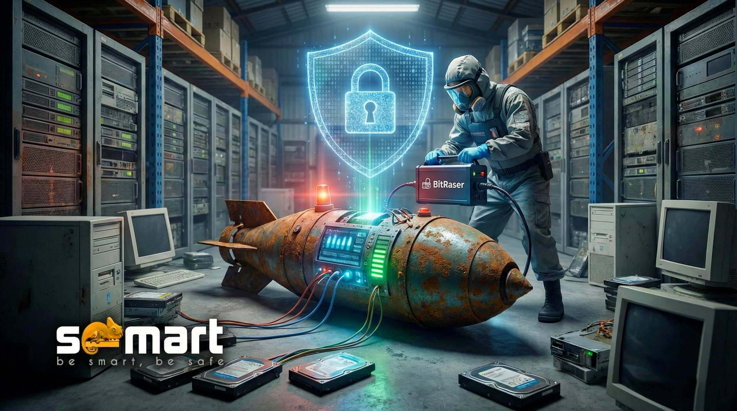 Articolo_s-mart I tuoi clienti hanno una mina in magazzino: disinnescala con la cancellazione dati certificata di BitRaser