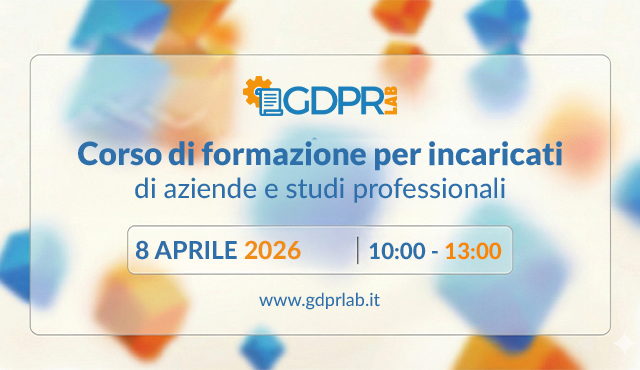 Corso di formazione incaricati privacy 08/04/2026