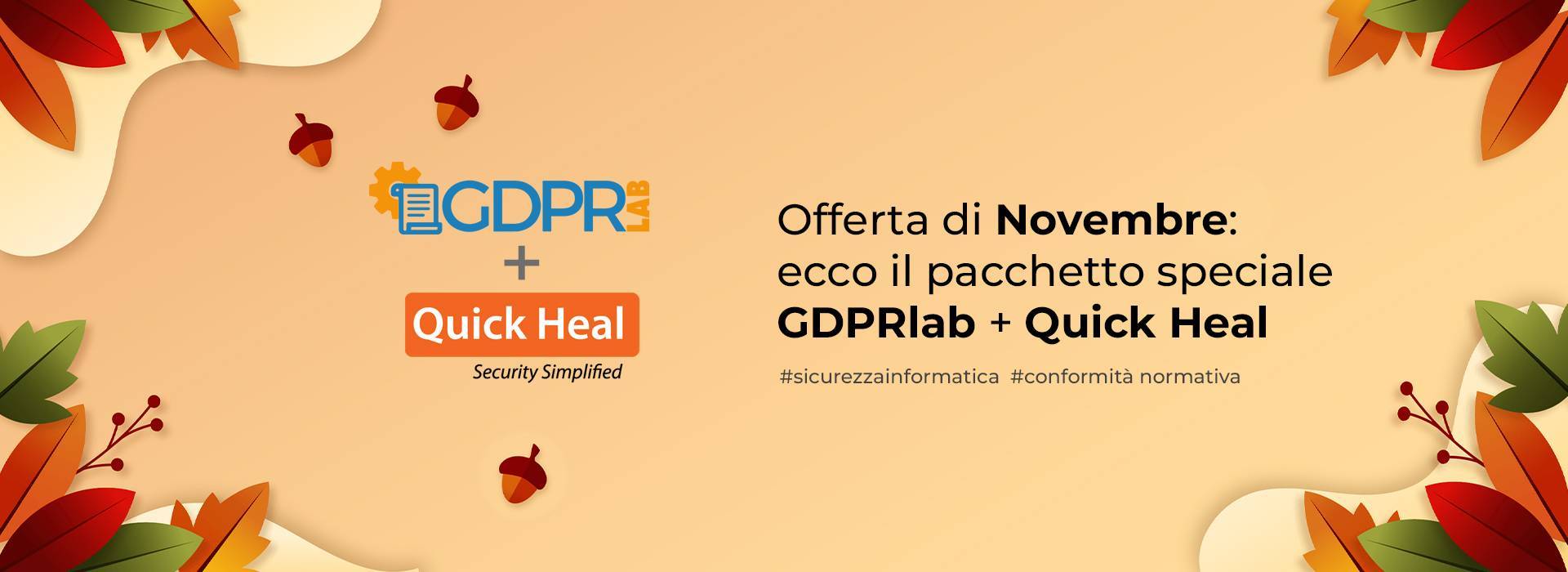 Offerta gdprlab quick heal