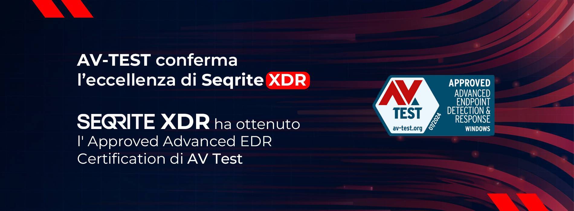 Seqrite XDR ha ottenuto l’ Approved Advanced EDR Certification di AV Test